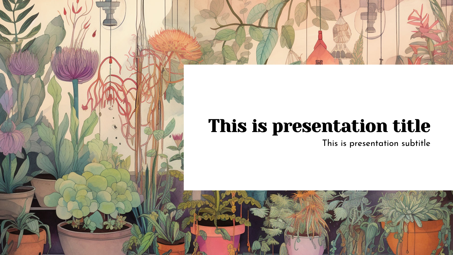 Free Plants Google Slides themes and PowerPoint templates